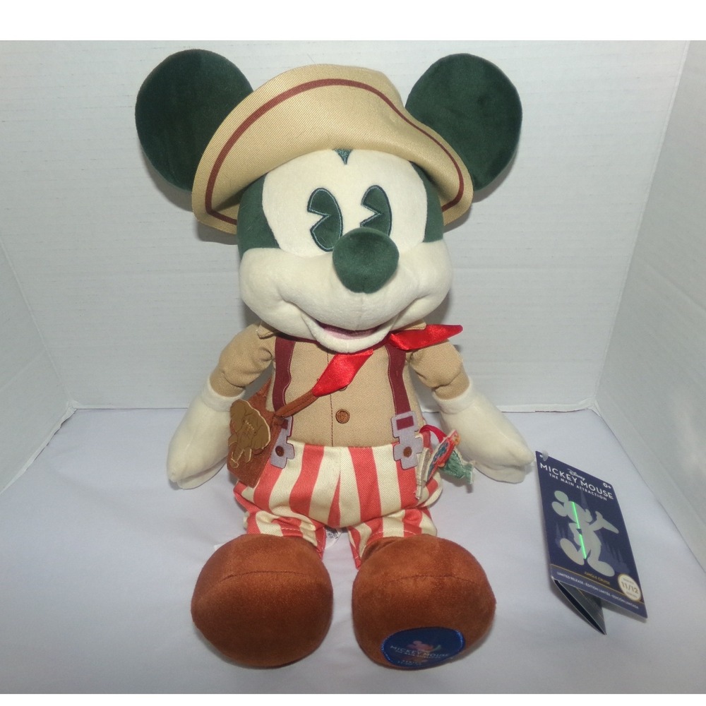 Disney Mickey Mouse The Main Attraction Jungle Cruise Plush Series 11 of 12 NWT